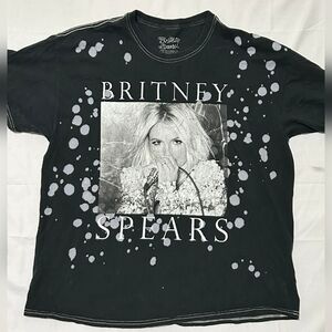 Britney Spears Upcycled Graphic T-Shirt Men’s M Women’s 1X–2X P2P 24–28